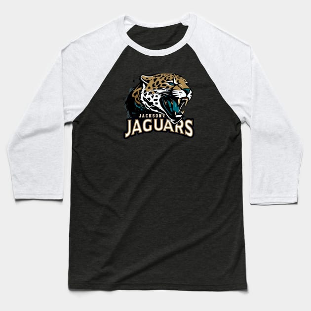 Jacksonville Jaguars Baseball T-Shirt by Pixy Official